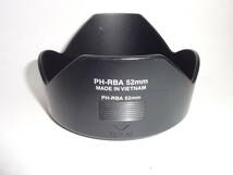 PENTAX レンズフード PH-RBA 52mm ペンタックスSMCP-DA 18-55mm f / 3.5-5.6 AL用レンズフード 純正_画像1