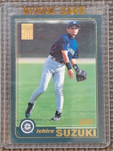 2001 Topps #726 ICHIRO SUZUKI RC Seattle Mariners Orix Blue Wave