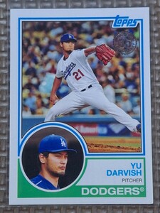 2018 Topps #83-25 YU DARVISH 1983 Los Angeles Dodgers Texas Rangers Hokkaido Nippon Ham Fighters