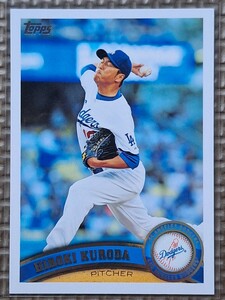 2011 Topps #367 HIROKI KURODA Los Angeles Dodgers Hiroshima Toyo Carp