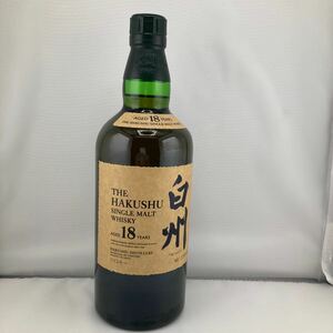 未開栓 サントリー ウイスキー SUNTORY 白州 18年 旧 700ml 43％