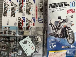 F-toys/ef toys ( Platz ) 1/24 Suzuki GSX1100S Katana #1. 1982 year SZ type 1/24 Vintage bike kit vol.10 Shokugan 