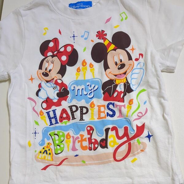 ディズニー　誕生日　Tシャツ　記念日　バースデー　100