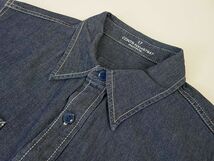 【送料無料 34%OFF 】HOUSTON ヒューストン USAコットン シャンブレー WORKシャツ 「U.S.N」 NO.41092 VINTAGE WASH_17 (XL相当)_画像6