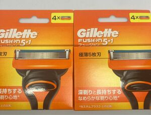 Gillette Fusion5＋1 替刃4個入×2【新品未使用・未開封】 