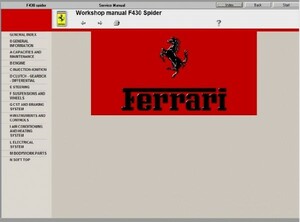  Ferrari F430 Work shop manual 