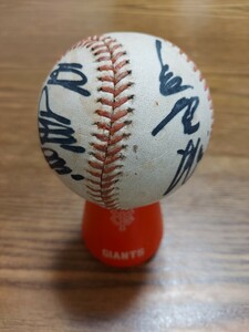  Nagashima Shigeo ...ON autograph autograph ball that time thing ... person army GIANTS