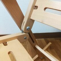 【美品】折り畳み ロッキングチェア 木製 デッキチェア インテリア 椅子 家具_画像10