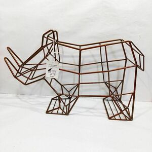  wine rack magazine rack iron rhinoceros 