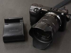 SONY NEX-7 18-55mm F3.5-5.6 SEL1855 with charger # 2975 Schott Sony mirrorless #