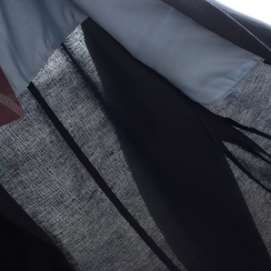 新品■英国CHARRLOL リネン ブレザー 54/XL 濃紺◆メンズ 薄手 軽量 ビジネス テーラード ジャケット 麻 春夏 大きいサイズ 背抜き 夏秋の画像9