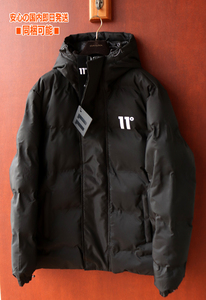 新品 正規品■イタリア11° 黒 中綿 軽量 コート【M/USA】メンズ ジャケ
