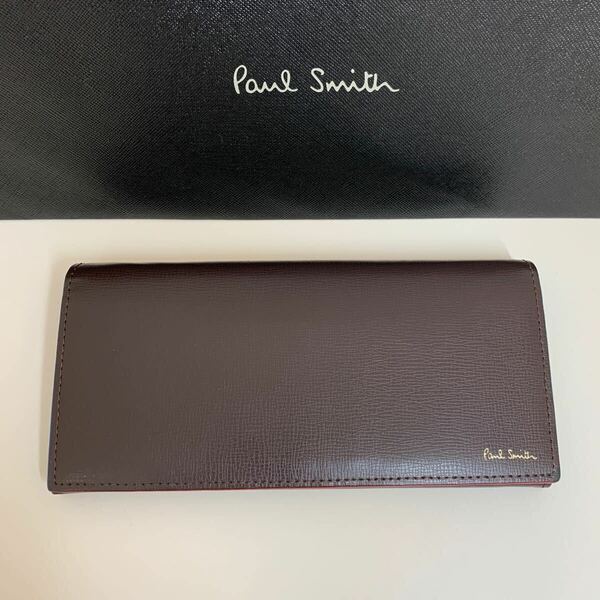 『美品』ポールスミス PAUL SMITH 長財布 小銭入れあり★ ブラウン