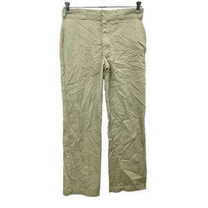 2405-522 Dickies ワークパンツ W33 ディッキーズ ベージュ メキシコ製 古着卸 アメリカ仕入