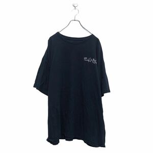 a605-5950 SALTLIFE 半袖 プリント Tシャツ ソルトライフ 2XL ネイビー ビッグサイズ バックプリント クルーネック 古着卸 アメリカ仕入