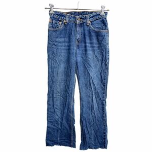 2405-269 Levi's 517 デニムパンツ W29 リーバイス ジュニアサイズ ブーツカット ブルー コットン メキシコ製 古着卸 アメリカ仕入