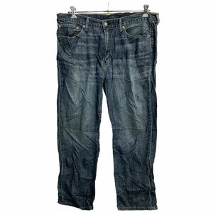 2405-463 Levi's 514 デニムパンツ W38 リーバイス スリムストレート ビッグサイズ インディゴ コットン メキシコ製 古着卸 アメリカ仕入