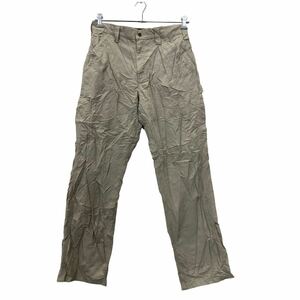 2405-716 Carhartt ワーク・ペインターパンツ W32 カーハート ベージュ コットン メキシコ製 古着卸 アメリカ仕入