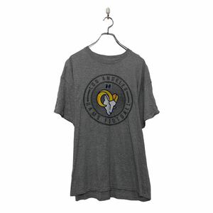 a605-6850 NFL 半袖 プリント Tシャツ エヌエフエル XL グレー ビッグサイズ クルーネック 古着卸 アメリカ仕入