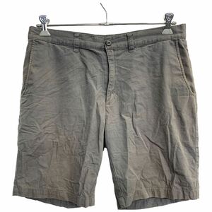 2405-925 Patagonia ショートパンツ W34 パタゴニア グレー コットン 古着卸 アメリカ仕入