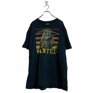 a605-7059 STAR WARS 半袖 プリント Tシャツ 2XL ブラック スターウォーズ ビッグサイズ クルーネック 古着卸 アメリカ仕入