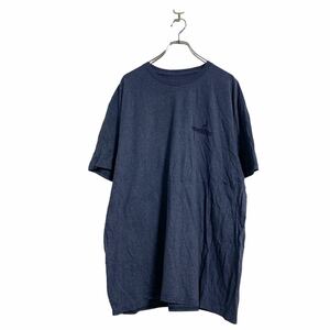 a605-7475 OCEAN COAST 半袖 プリント Tシャツ XL ブルーグレー バックプリント ビッグサイズ 古着卸 アメリカ仕入 