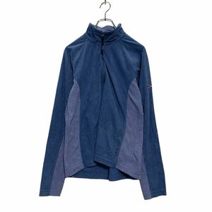 a605-7787 berghaus ハーフジップ フリースジャケット L〜 ブルー バーグハウス 切替 古着卸 アメリカ仕入