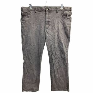 2405-1449 Dickies ワークパンツ W44 ディッキーズ ダックパンツ ビッグサイズ グレー 古着卸 アメリカ仕入