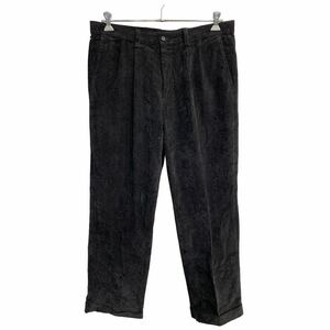 2405-1469 DOCKERS コーデュロイパンツ W36 ドッカーズ ビッグサイズ ブラック コットン 古着卸 アメリカ仕入