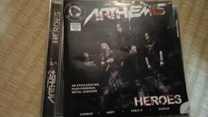 ARTHEMIS 　アルテミス　HEROES　輸入盤　盤質A　メンバーチェンジにて正統硬派なHMに変貌　オススメ