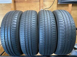 T-163【ブリヂストン ECOPIA NH200C】185/65R15 88S！程度良好！イスト・bB・カローラアクシオ・ノート