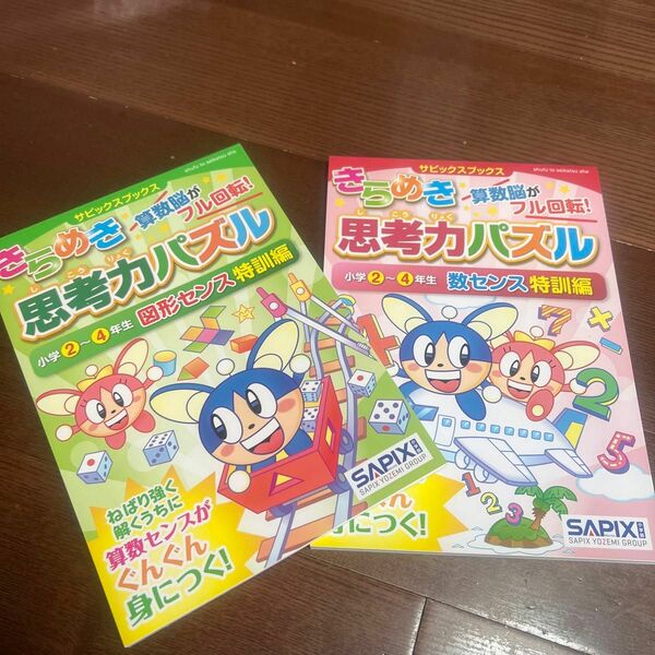 きらめき思考力パズル小学２～４年生数センスand図形センス特訓編