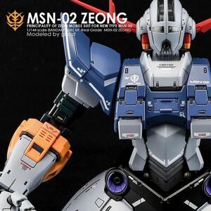 RG 1/144 MSN-02 ジオング専用水転写式デカール