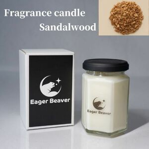  aroma candle sandal wood soi wax candle room fragrance 30 hour 110g