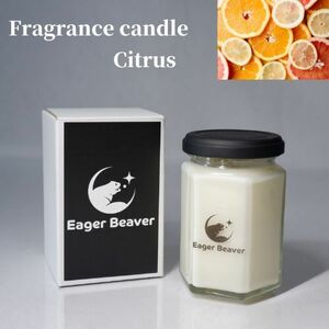  aroma candle citrus soi wax candle room fragrance 30 hour 110g