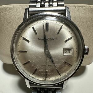 IWC наручные часы Old Inter cal.8541 самозаводящиеся часы International Watch Co Schaff Hausen рыба заводная головка часов 