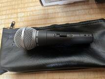 【中古・未メンテ品】Shure SM58 ダイナミックマイク ２本まとめ 割に綺麗 【出力確認済・除菌済】_画像2