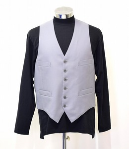 BROOKS BROTHERS（ブルックスブラザーズ）シングル フォーマル ベスト VEST ジレ タキシード シャツ 結婚式 ドレス 正礼装 楽礼装シルバー