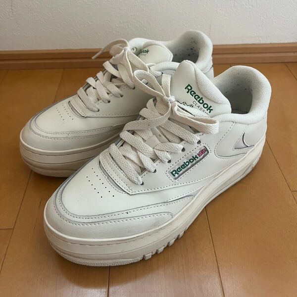 Reebok Club C Extra / リーボック クラブシー エクストラ / 厚底スニーカー ②25センチ ホワイト