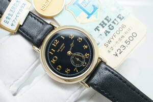E99●作動良好 未使用デッドストック SEIKO セイコー The LEAGUE 2G38-012A 1986年製 純正ベルト尾錠 レディース腕時計 ゴールド金クォーツ