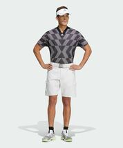 76cm即日発送/新品定価12000円/adidas Golf/アディダスゴルフ /WIND .RDY サイドポケット ショートパンツ　メンズ　ハーフパンツ/ホワイト_画像4