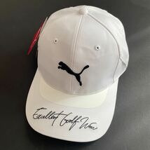 新品定価6600円　PUMA GOLF プーマ　ゴルフ　メンズ　ゴルフ EGW ツアーキャップ　高機能　吸水速乾　抗菌防臭　キャップ　白　ホワイト_画像4