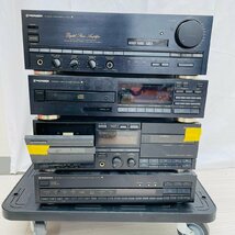 P1627☆【ジャンク】 Pioneer A-X740 / PD-740 / CT-740WR / F-X740 システムコンポ_画像2