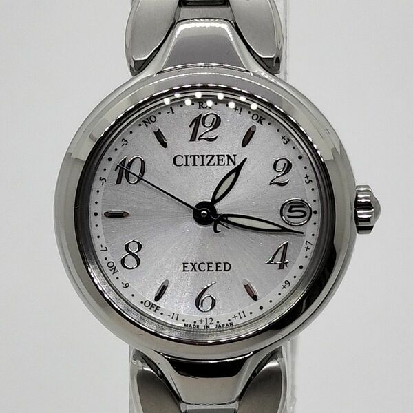 【極美品】CITIZENシチズンEXCEEDエクシード ES9470-50Aエコ・ドライブレディース腕時計