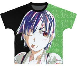 続・終物語 神原駿河 Ani-Art フルグラフィックtシャツ arma bianca アニメ tシャツ Msize