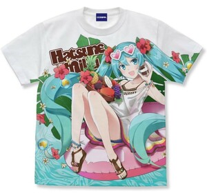 初音ミク フルグラフィックtシャツ 安夏ver. 二次元コスパ アニメ tシャツ XLsize