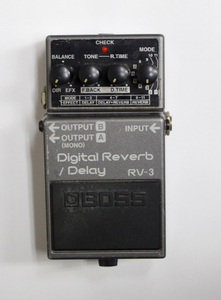 中古 BOSS ボス RV-3 Digital Reverb / Delay デジタル リバーブ ディレイ エフェクター