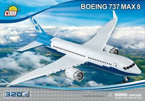  out of print * COBI block *bo- wing aircraft * airplane series *bo- wing 737 Max 8 / Boeing 737 Max 8 * new goods / unopened * EU made 