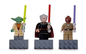  Lego LEGO * Звездные войны * Mini fig магнит 3 body комплект ( Yoda *du- Koo ..* Mace Windu ) * новый товар * нераспечатанный 