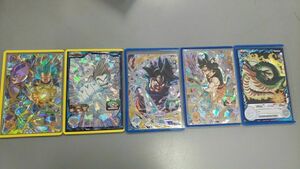 ドラゴンボールヒーローズ　ベジータ　孫悟空少年期　英雄悟空　受流悟空　DA神龍　5枚セット